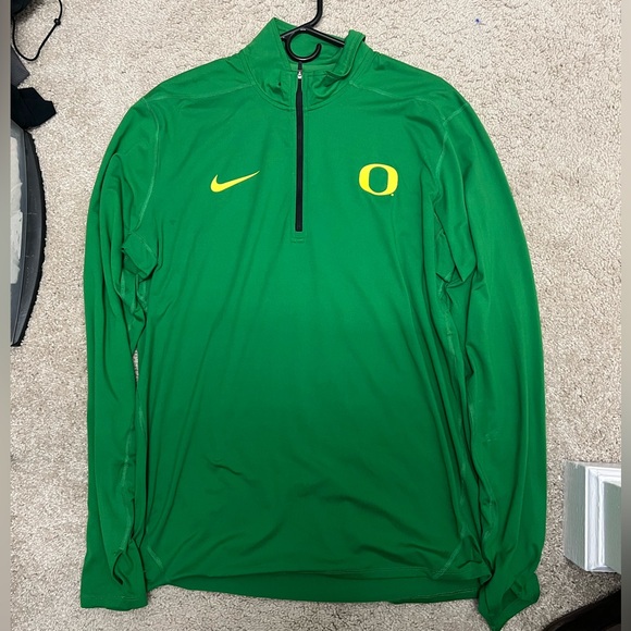 Nike Oregon green Quarter Zip (men’s large) - Picture 1 of 5